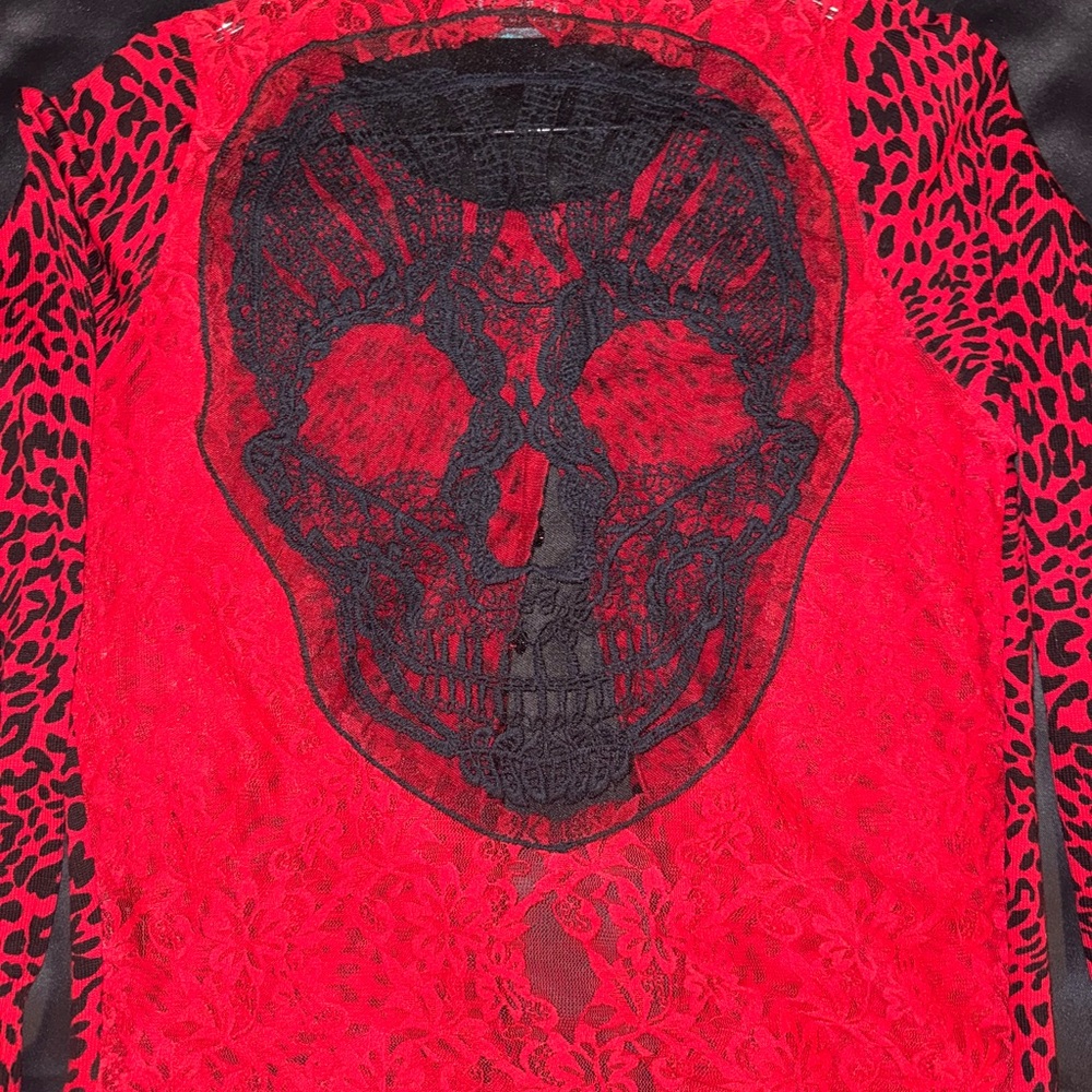 Too Fast Wild Red Cardigan